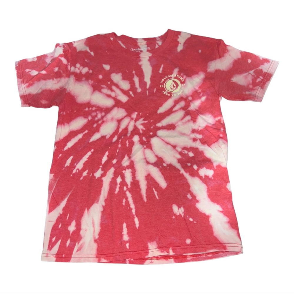 Repurposed bleached tee Volcom